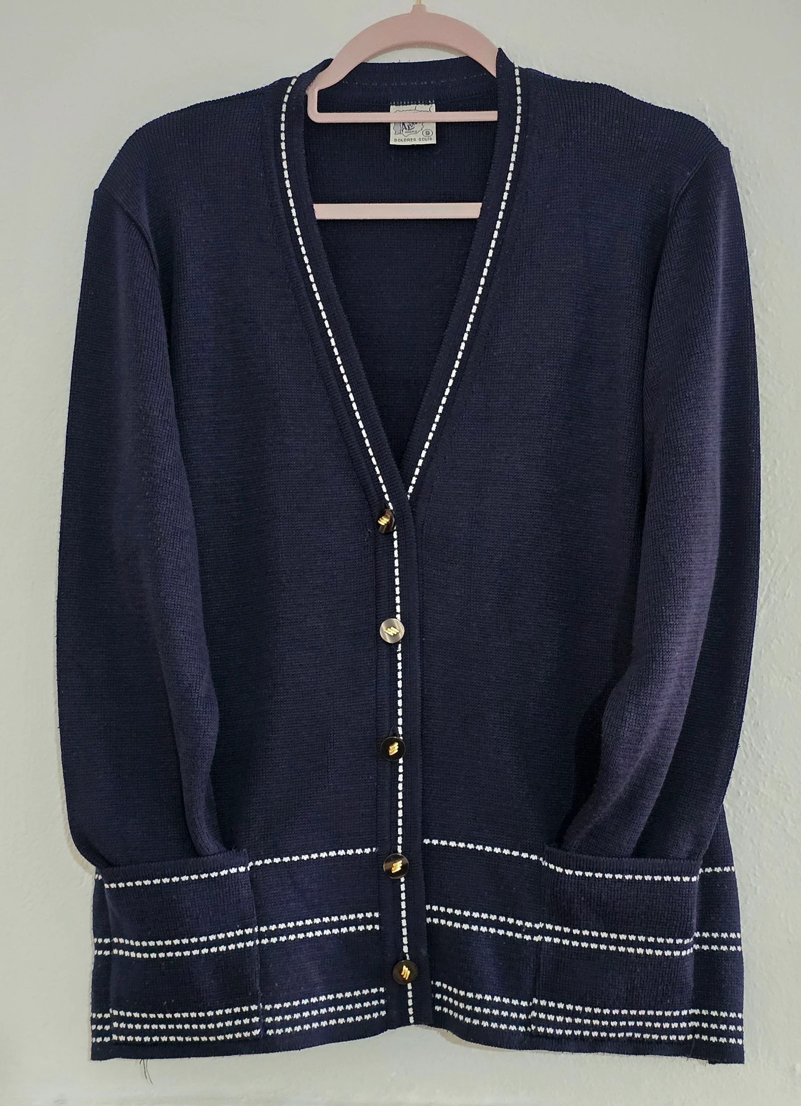 Rebeca classic navy blue and white – photo 3